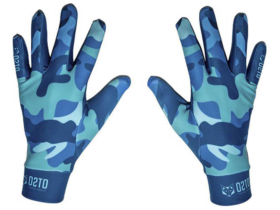 Luvas para Homem OTSO Endurance Azul para Corrida (XS-S)