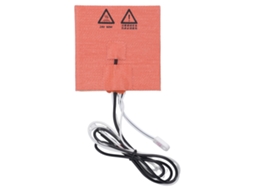 Base De Aquecimento De Silicone 10x10cm 24v 60w Para Impressora 3d Voron 0 0.1 Flexível Alta Condutividade Térmica