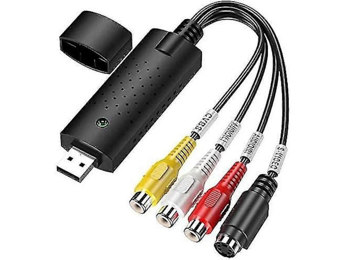 Adaptador De Conversão De Vídeo Vhs Para Digital Com Placa De Captura, Conversor Usb De Vhs Para Digital Ntsc Pal Secam Usb 2.0 Vi Aquaforge