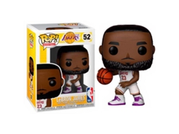 Funko Figura Uniforme Branca Nba Lakers Lebron James