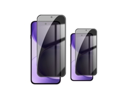Kit 2 Películas De Vidro Temperado Privacidade Gift4me Para Oppo Reno16 Fs 5g - Transparente/preto
