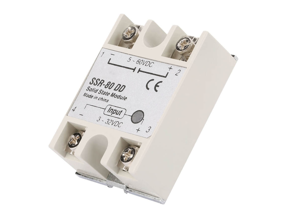 Relé De Estado Sólido Industrial Dcac (80a, 332vdc A 5200vdc)