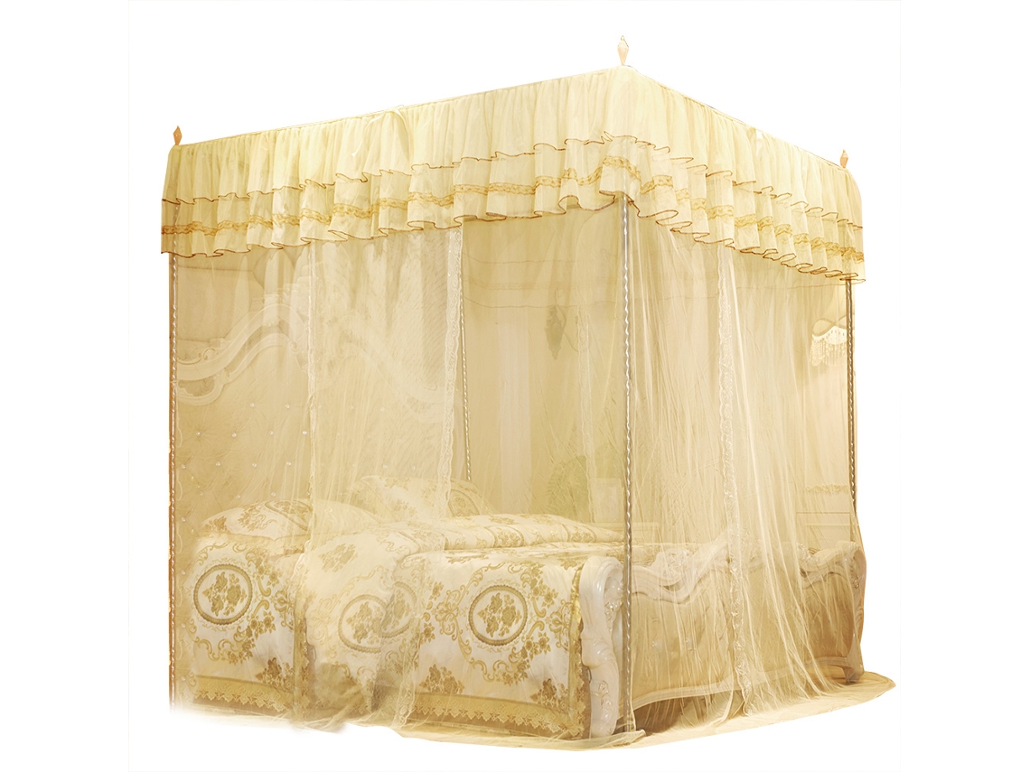Mosquiteiro de Cama com Tenda Princesa 3 Aberturas | S/MARCA