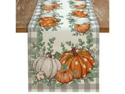 Decoração de Mesa de Outono com Abóboras Cogumelos e Folhas para Interiores e Exteriores NEVEANCE
