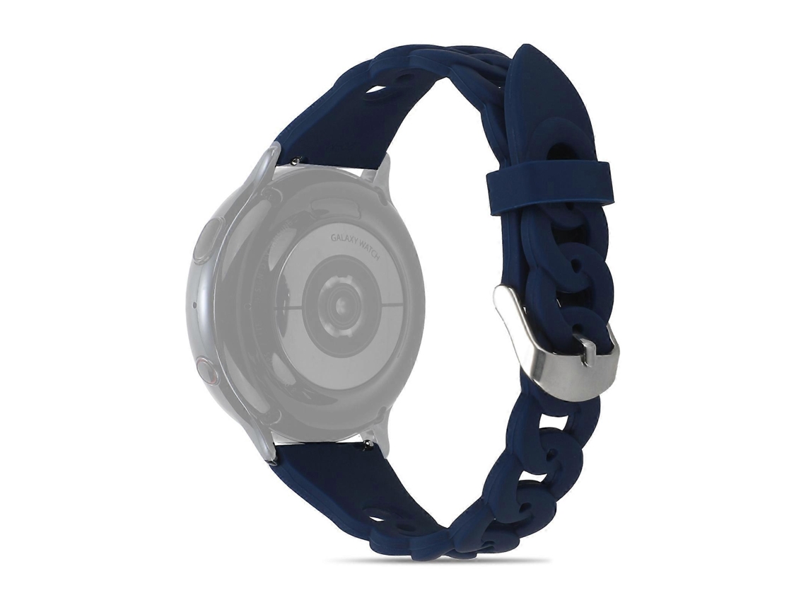Pulseira De Silicone Para Relógio Com Fivela De Anel De 20 Mm