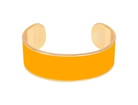 Pulseira Bangle Up Amarelo Açafrão Bangle Collection Comprimento 2 Cm