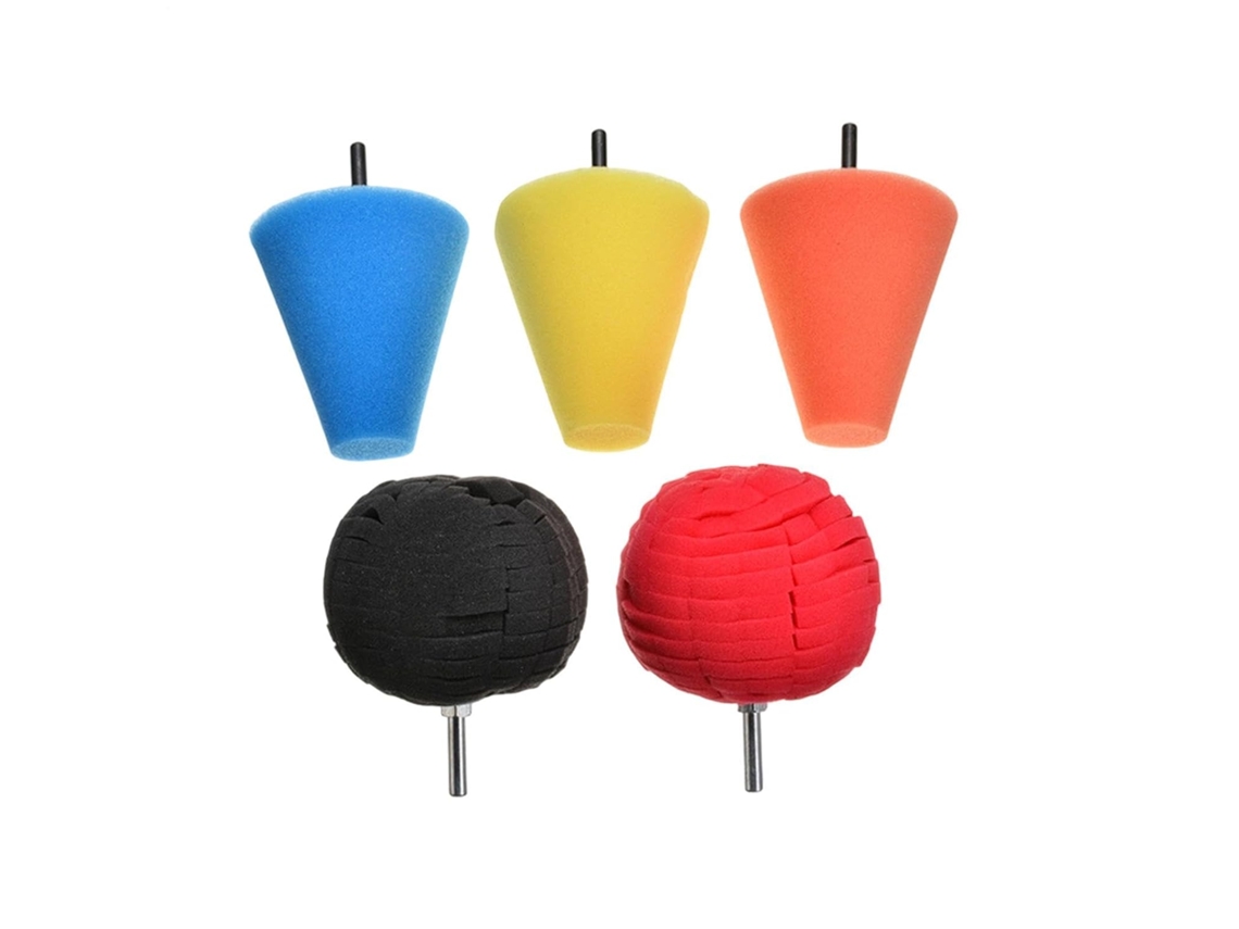 Conjunto de 5 Peças de Esponjas Laváveis para Furadeira E Polimento