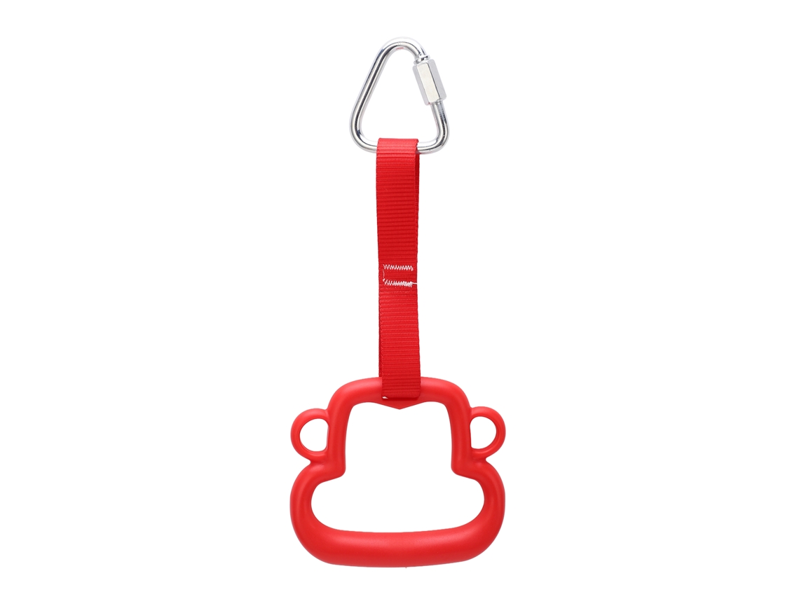 Anel De Ginástica Para Crianças Estilo Macaco Com Correia Abs Para Treino De Força Infantil Interior E Exterior Vermelho
