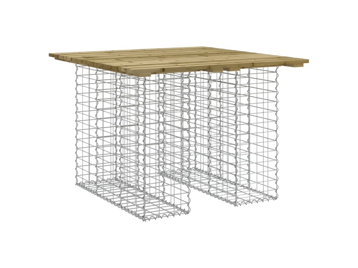 Garden Table, Garden Tables Vidaxl Marrom Madeira De Pinho Impregnada (102 X 100 X 72 Cm)