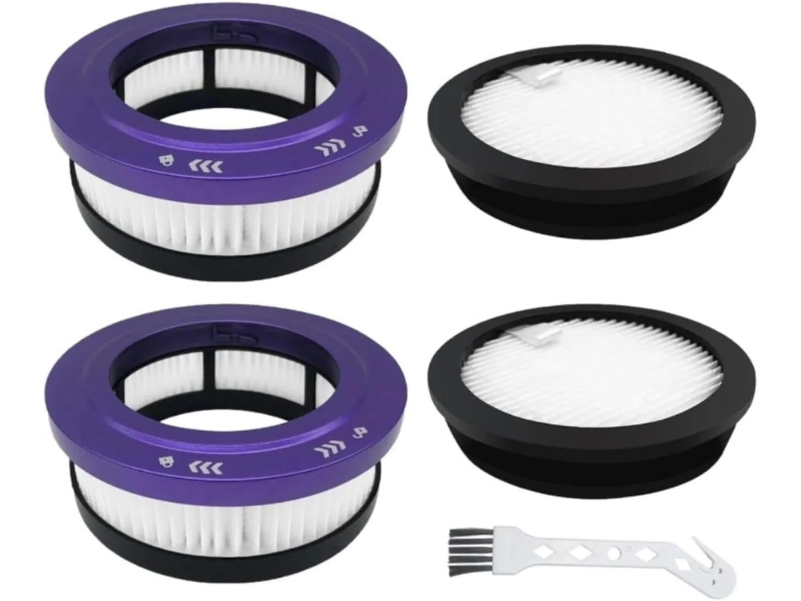 Kit Com 4 Filtros De Reposição Star 5 Para Aspirador Pó, Escova, Alta