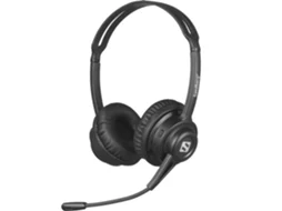Auscultadores sem Fios SANDBERG ANC+ENC 126-44 (Autonomia: Até 20 horas - Noise Cancelling - Microfone - Preto)