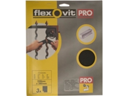 Conjunto De 3 Panos De Esmeril Fino Flexovit