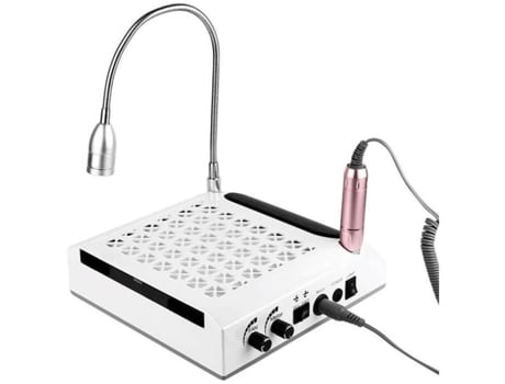 Ferramenta elétrica de manicure 80W Aspirador de unhas com broca elétrica de unhas de 30000 RPM com almofada e lâmpada maio 3253 AUTREMENT