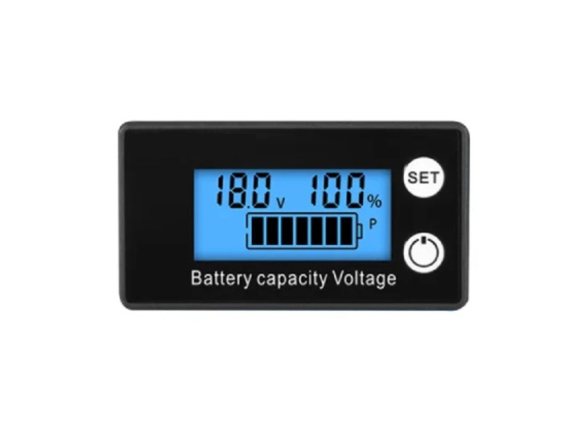 Monitor Lcd Digital Para Baterías Com Medidor De Voltaje E Capacidad Dc8v‑100v