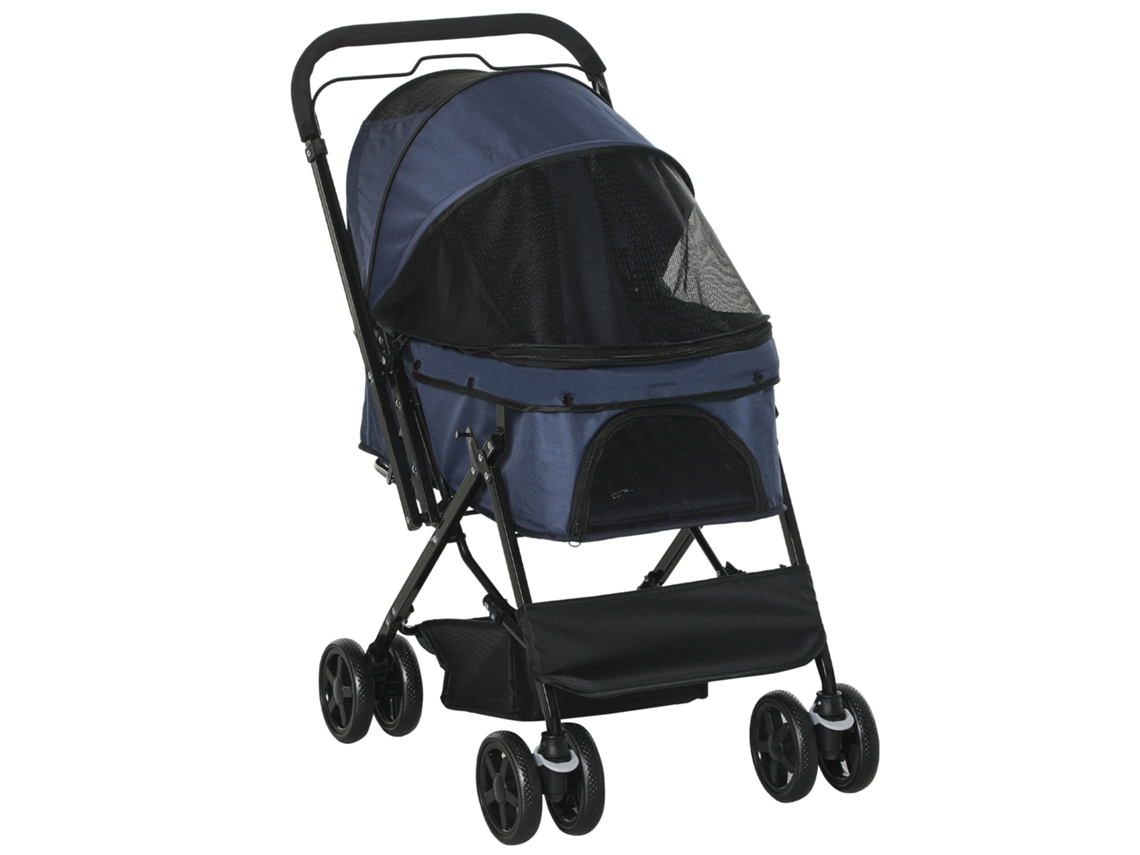 Carrinho de Cachorro Vermelho, Buggy Dobrável Leve, Carrinho de Bebê para Cães, Reboque Jogger.