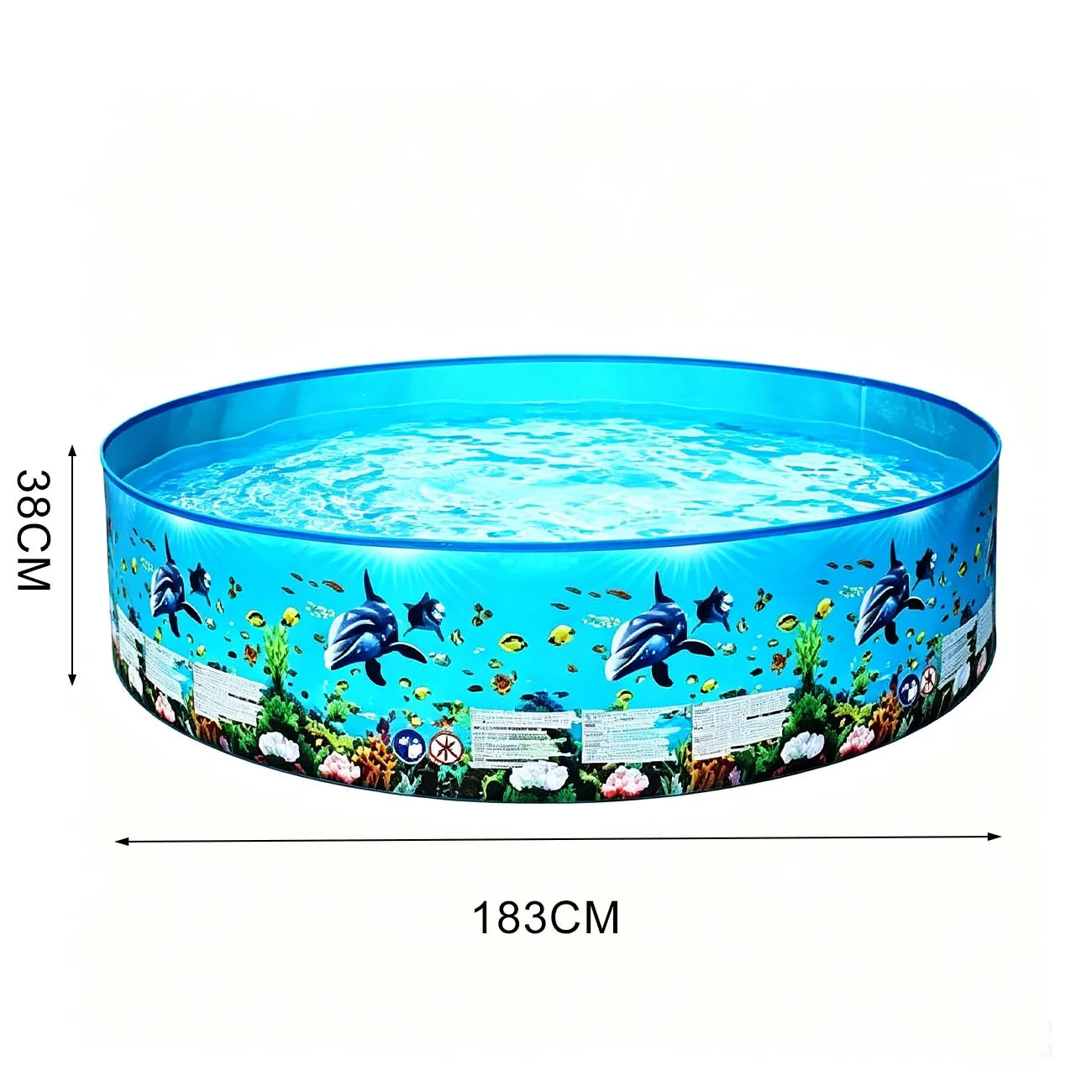 Piscina Inflável (183 Cm), Multifuncional, Dobrável E Reutilizável, Adequada Para Atividades Aquáticas Internas E Externas.