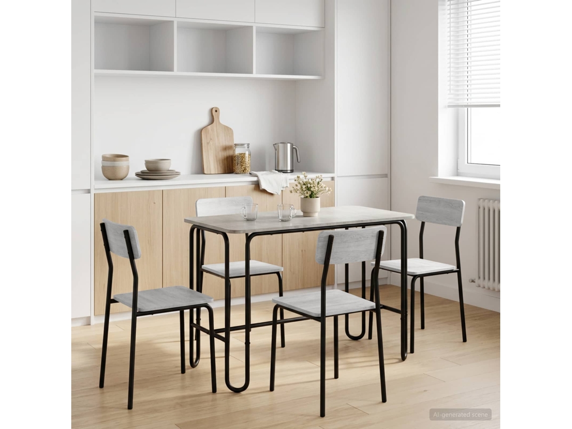 Vidaxl Mesa De Jantar 100 X 50 X 75 Cm Derivados De Madeira Retangular
