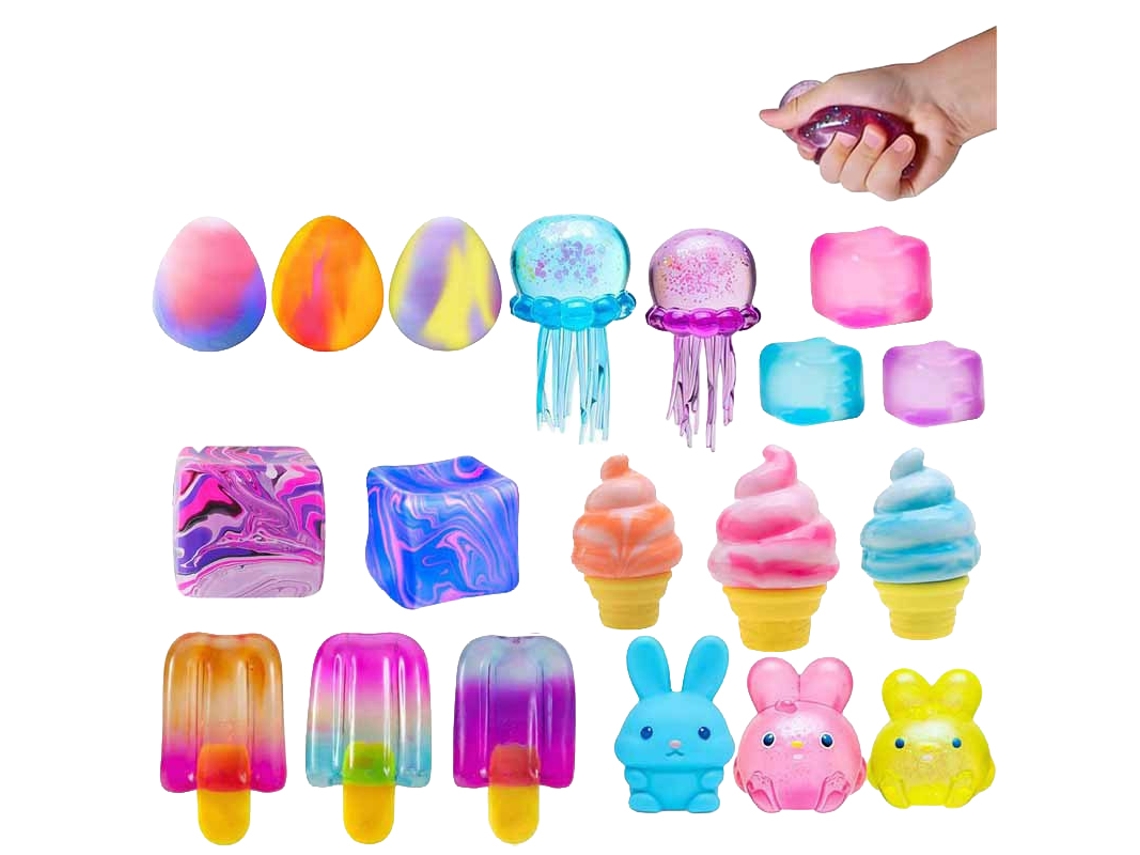 Laxiscreed Boneca De Massagem Com Massa De Doce, Efeito Slow Rebound, Em Cores Variadas