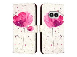 Capa De Celular De Couro Com Pintura 3d Horizontal E Flip Para Nothing Phone 2a