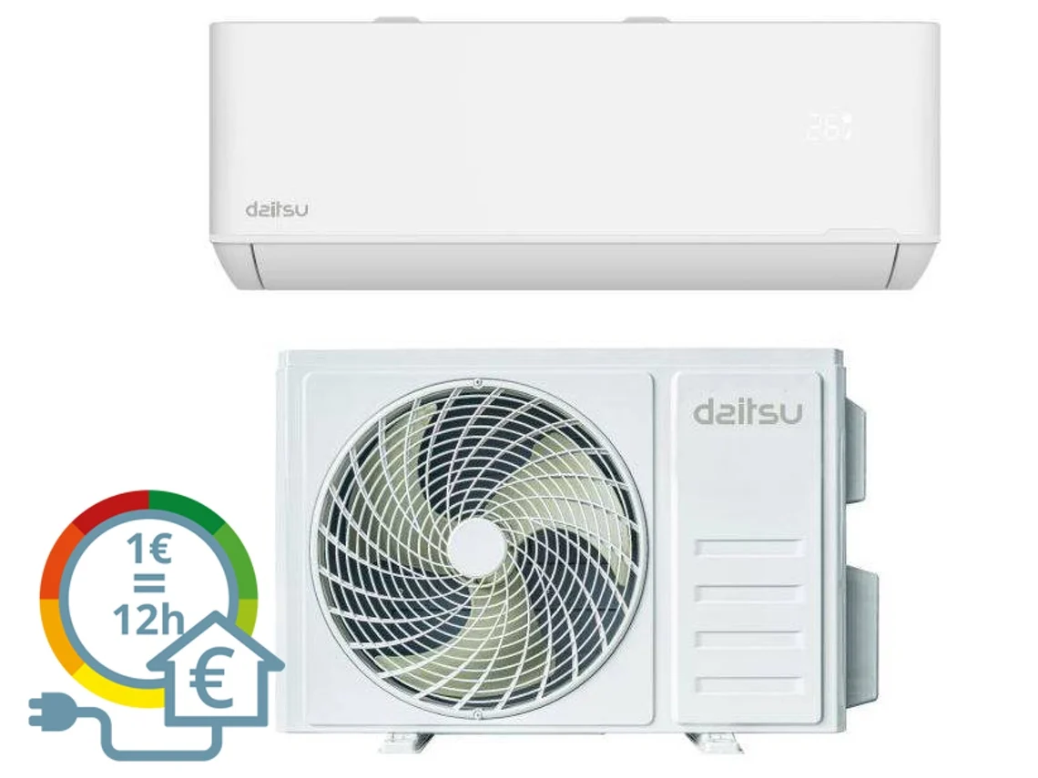 Ar Condicionado SPLIT DAITSU ARTIC DS-12KTP (24 m² - 12000 BTU - Branco)