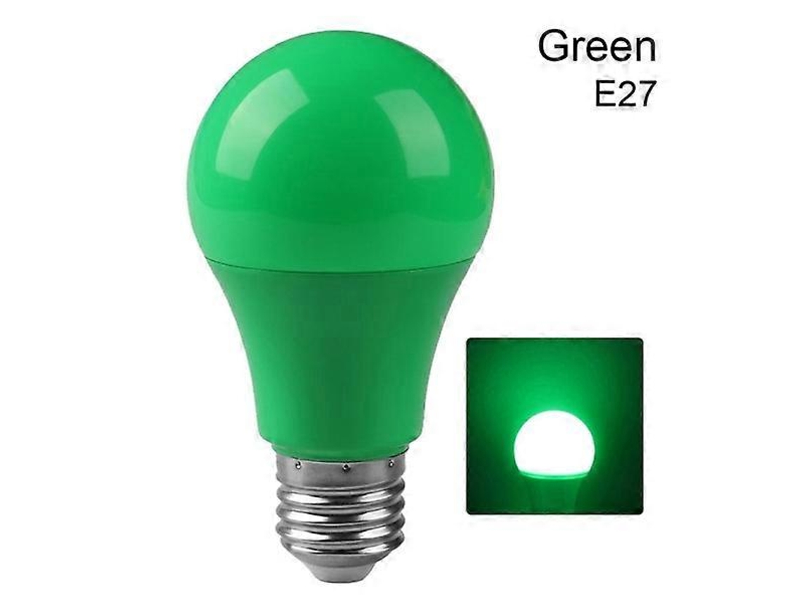 Omni lâmpada Led A60 Bombilla de Globe Colorida 5w Ra80 E27/b22 Ac 85 265v para Museus Galerias Decoração Lar Bar Festa Jardim E27 e27 Verde