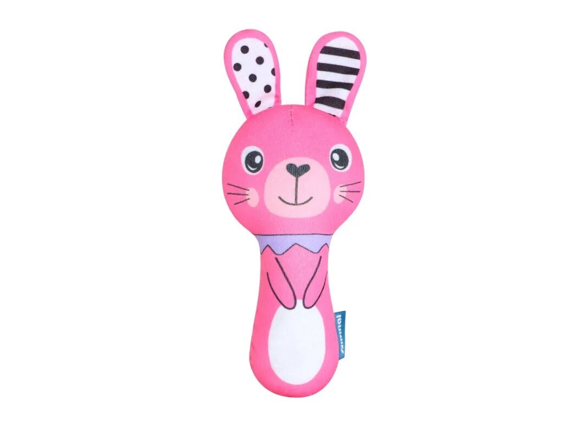 Choque de Mão de Pelúcia Macia para Bebê Recém-Nascido Chocalhos de Pelúcia Brinquedos de Mão Agitador para Bebês 3 6 9 12 Meses LUGA