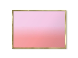 Magnetic Board Turquoise Gradient For The Living Room Espelharte (70x50 Cm)