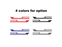 2 Pcs Universal Auto Body Racing Decals For Caravan Truck Rv
