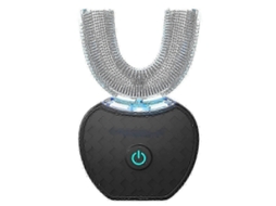 Escova de Dentes Elétrica Ultrassônica, Automática em Formato U para Limpeza Completa 360° e Cl Areamento Dental. GOKOCO