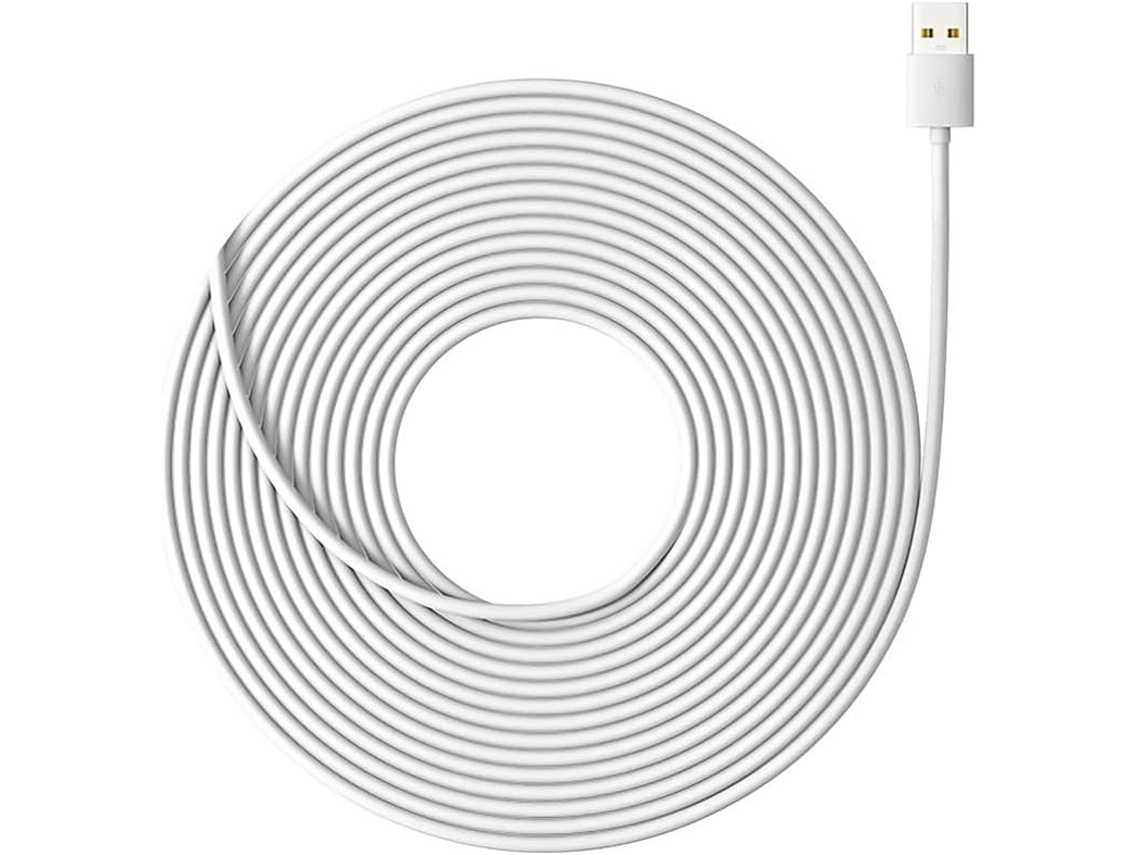 Cabo De Carregamento Para Câmera Externa Ring Plus, Branco, 10 M