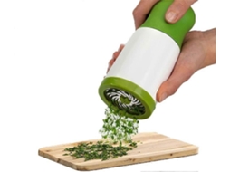 Moledor de Ervas e Especiarias 17cm Verde, Cortador de Legumes e Frutas, Ralador para Salsa de pimenta, Ferramenta de Cozinha