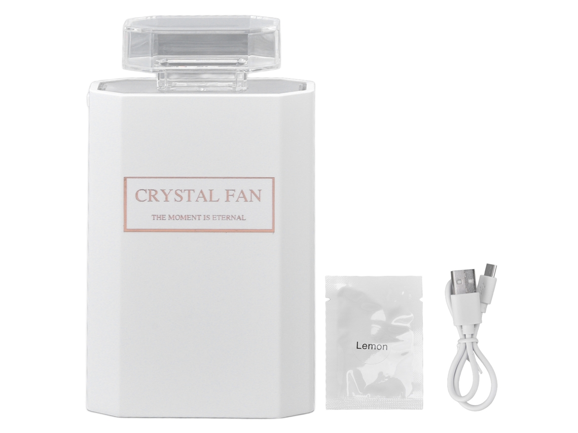 Ventilador Portátil De Mão Com 3 Velocidades, Pequeno, Para Mulheres, Com Carregamento Usb E Bateria De 1200mah