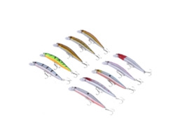 Bionic Artificial Bait (bionic Lure For Fish Attracting And Fishing) Minnow Lure 9cm 8g 10-pack Multiple Colors Shipped Randomly