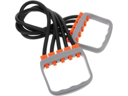 Faixa Elástica De Resistência Portátil Com Alça Antiderrapante Para Exercícios Braço E Peito, Feita Material