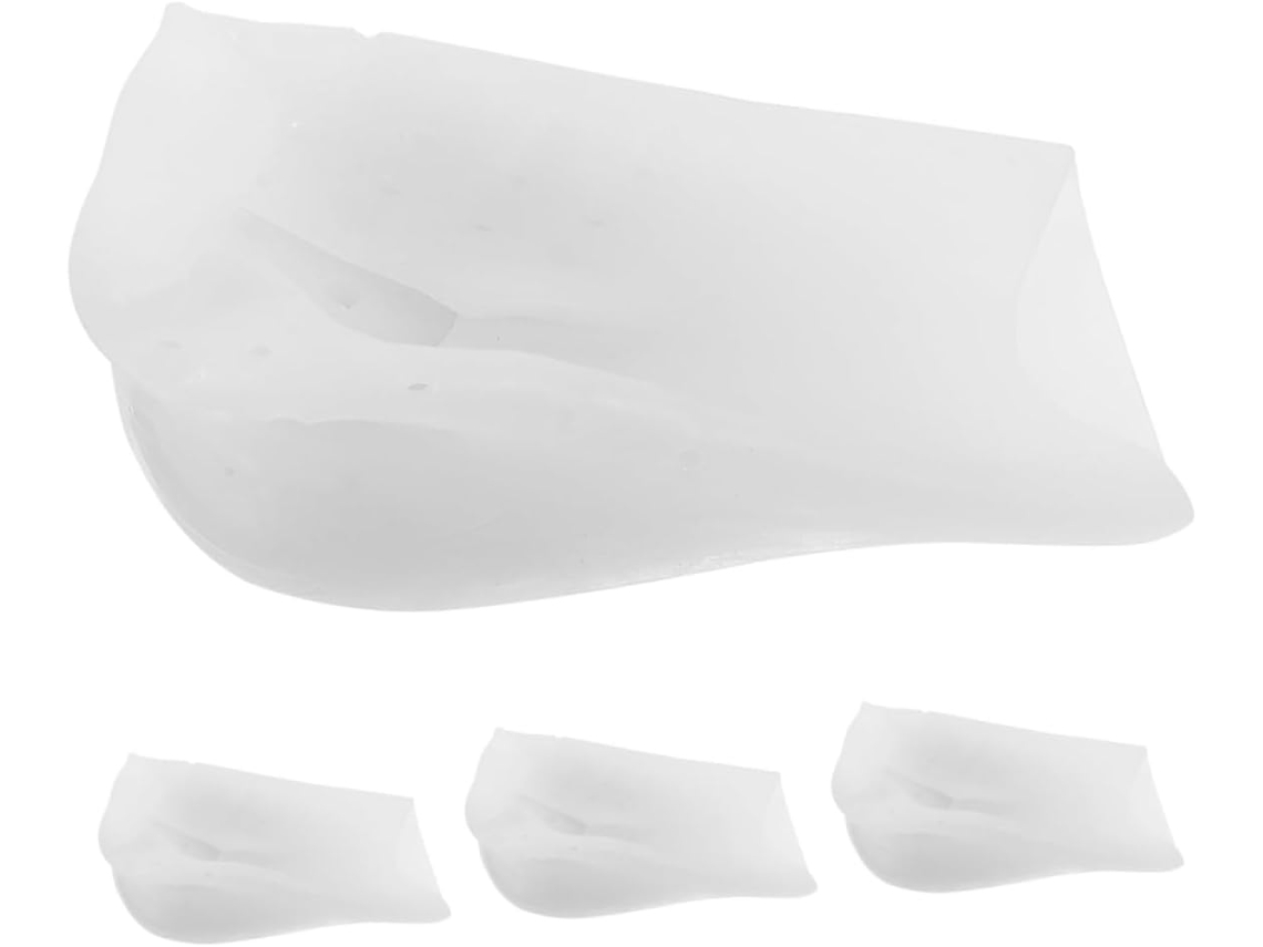 2 Pares De Palmilhas Invisíveis Silicone Para Aumentar A Altura, Ideais Para Calçados Masculinos E Femininos