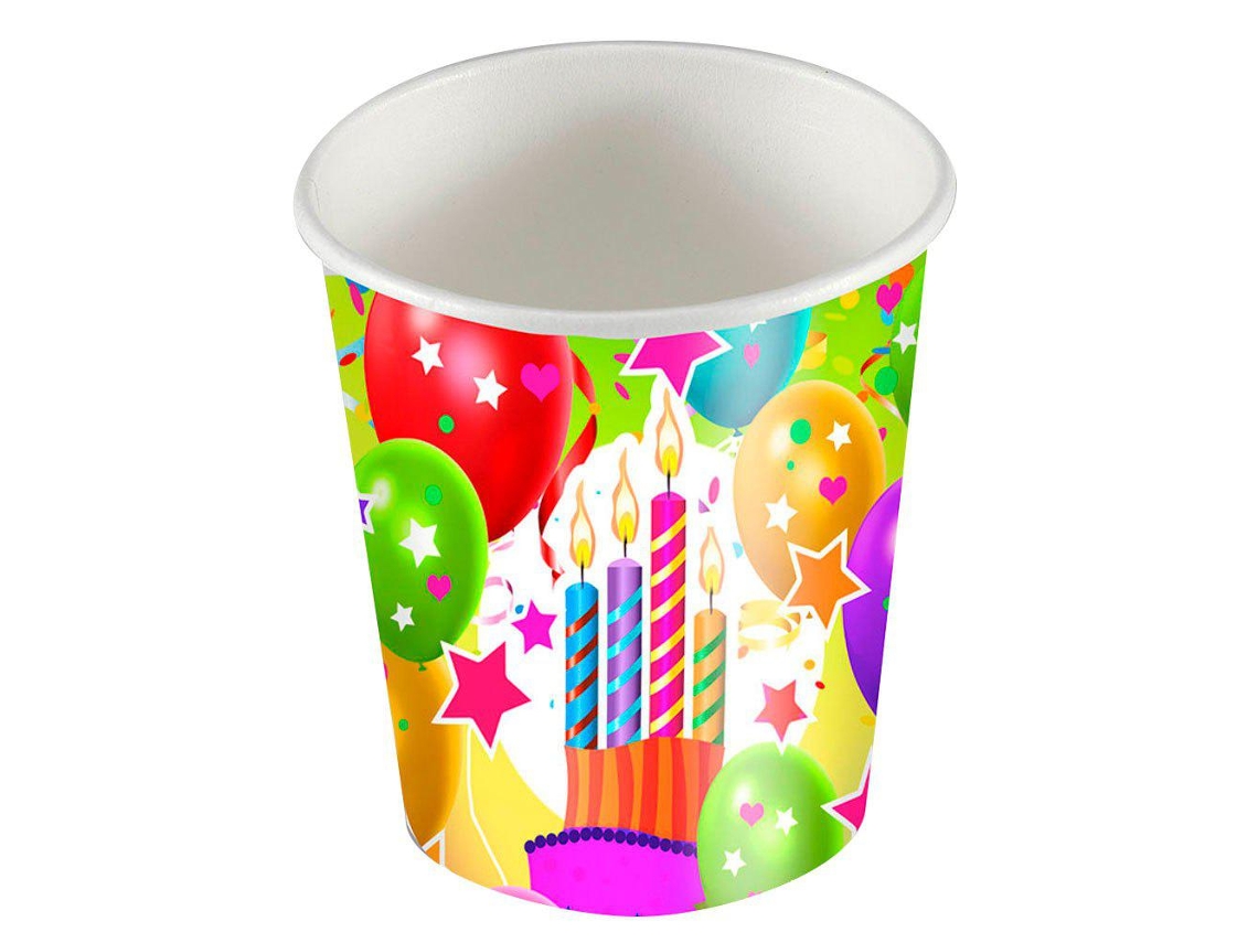 Best Products Green Saco de Óculos com Design de Balões e Velas 25 Units