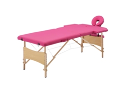Massage Table, Massage Tables Vidaxl Cor-de-rosa Madeira