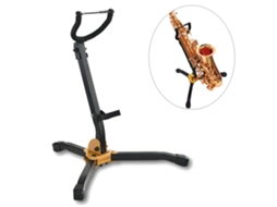 Soporte Para Saxofón Alto Tenor Plegable Ajustable Con Base Triangular De Metal Sax Stand