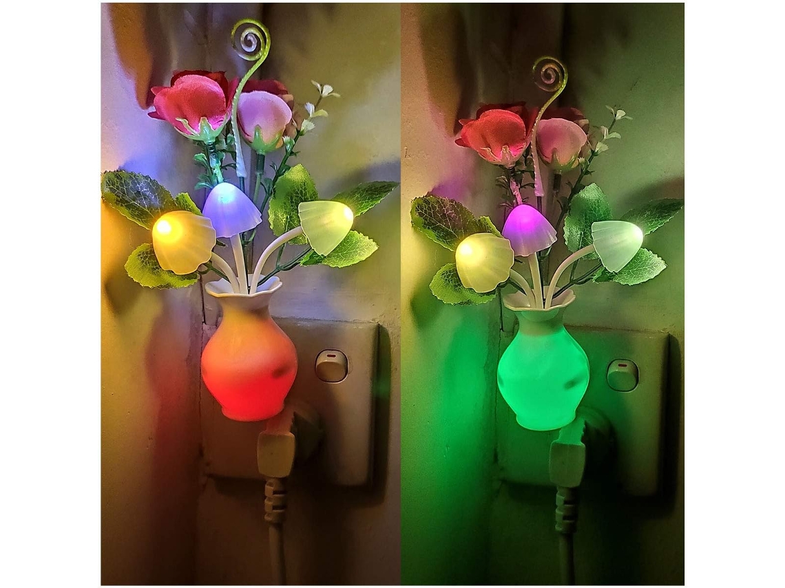 Conjunto De 2 Luzes Noturnas Led Com Sensor Automático Crepuscular, Em