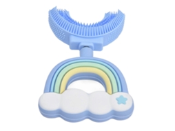 Escova De Dentes De Silicone Em Formato De U Para Crianças.