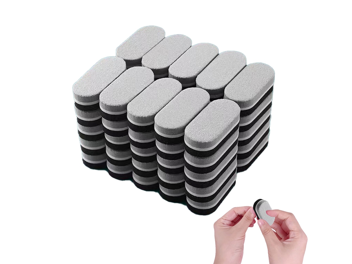 Blocos de Lixa Mini 100/180 Grit para Unhas Acrílicas Dupla Face NEVEANCE