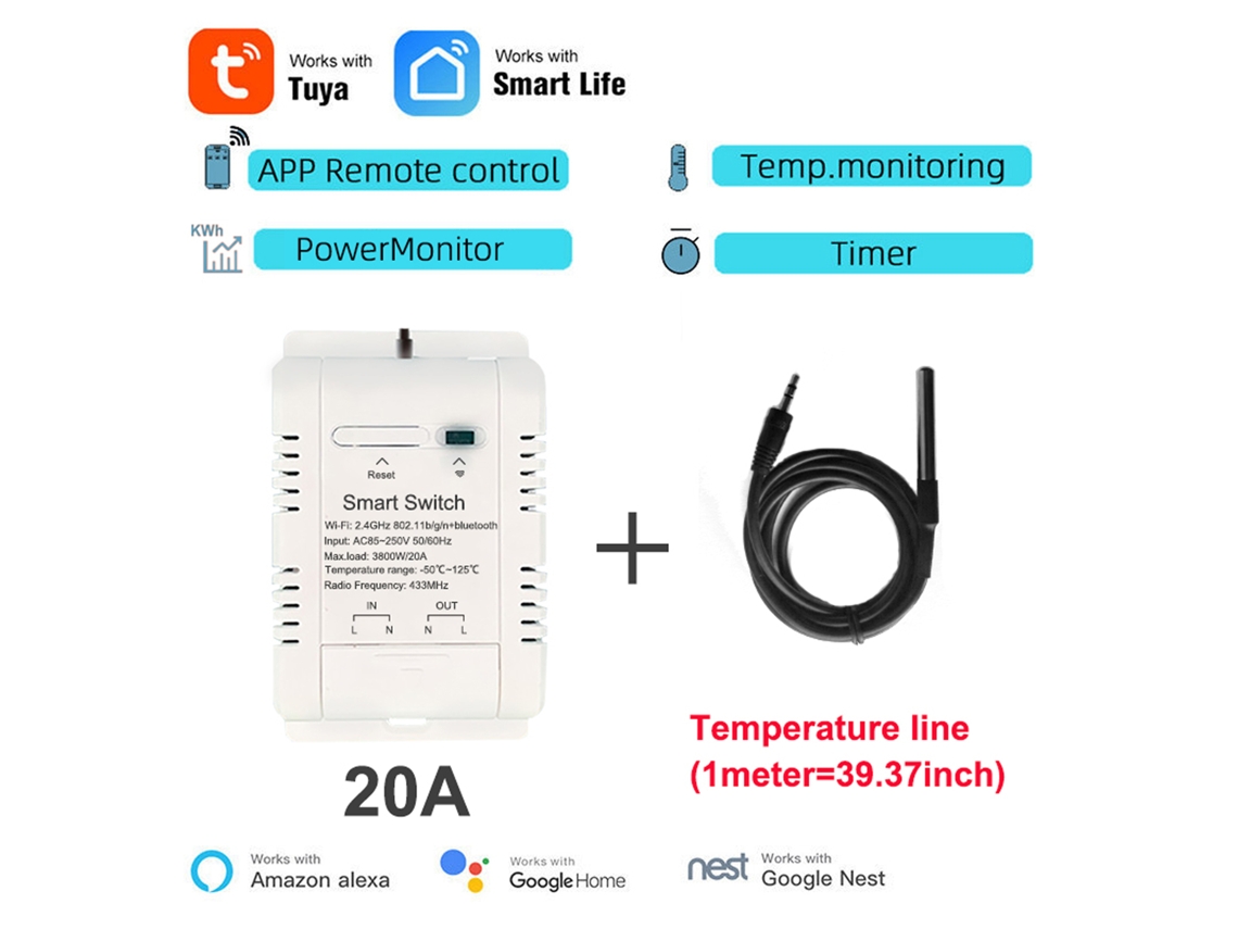 Sensor de Corrente Núcleo Dividido YURU SCT013 30a