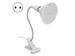 Lâmpada de Crescimento Led 260led 360° Rotativa com Clip 26w Base E27 para Plantas Internas S/MARCA