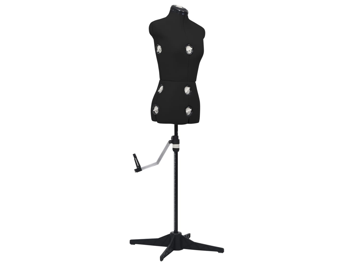 Dress Form, Dress Forms Vidaxl Preto Poliéster (s)