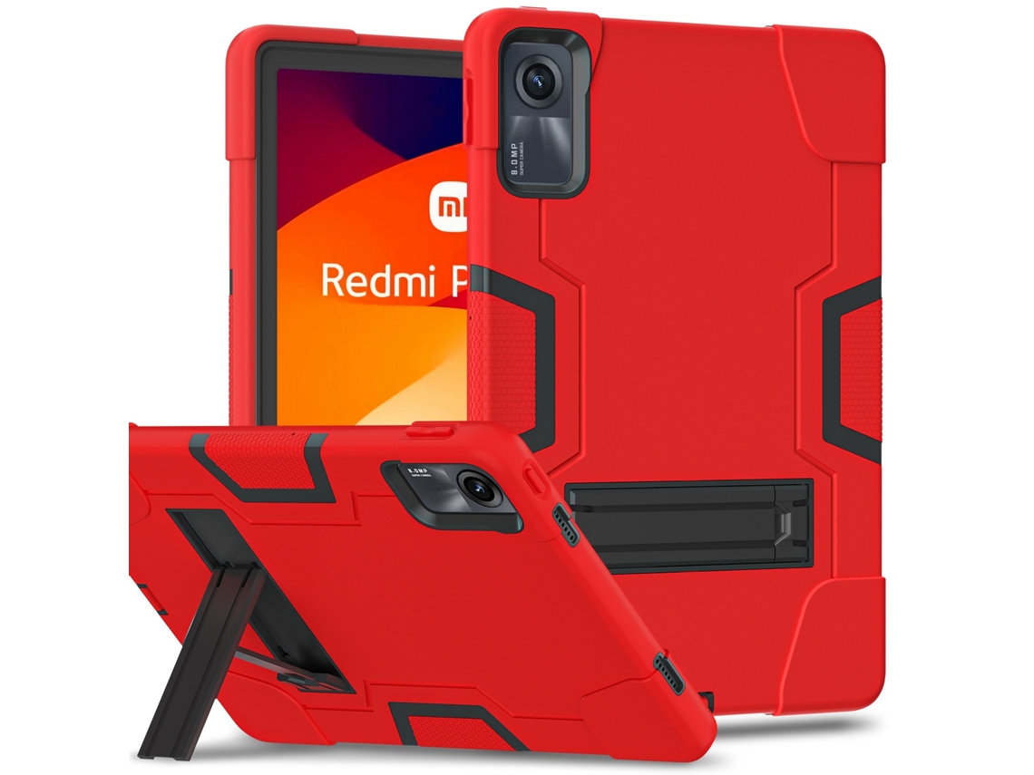 Tressino Capa Para Xiaomi Redmi Pad Se 11 Polegadas Com Proteção Total, Vermelha