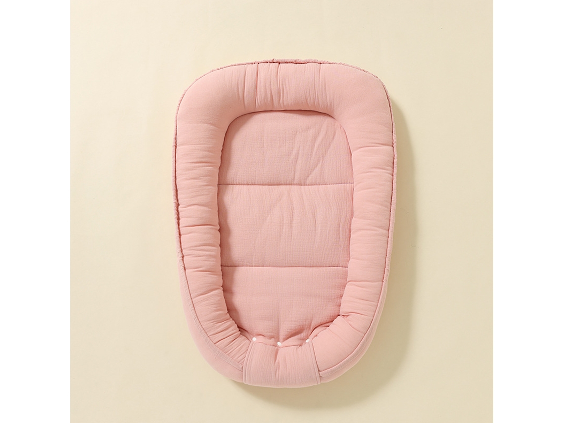 Ninho de Bebé Biônico Portátil, Algodão Macio para 0 a 12 Meses,95x60cm DIGITALLAB (rosa)