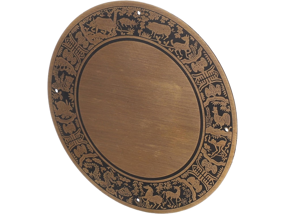 Prato Decorativo Antigo Com O Signo Do Zodíaco Chinês Da Artibetter Para Armários, Caixas E Organizadores De Banheiro