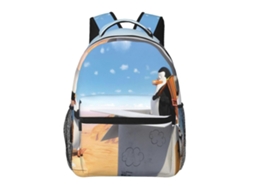 Mochila Pinguins De Madagascar T73 Para Escola E Trabalho, Leve E Impermeável, Mochila Estilosa Para Estudantes E Adultos R73