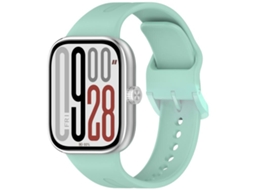Bracelete para Xiaomi Band 9 Pro / 8 Pro Silicone Cor Sólida Liberação Rápida Verde azulado XIAOMOYU