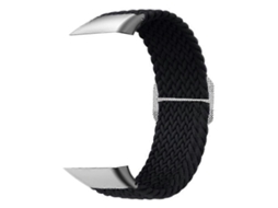 Pulseira De Substituição Gratuita Compatível Com Oppo Watch Pulseira De Tecido Elástico Trançado Com Conector Prateado. Olysi Shop